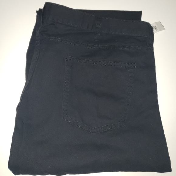 Mens Old Navy Black Straight Leg Jeans - Picture 3 of 5